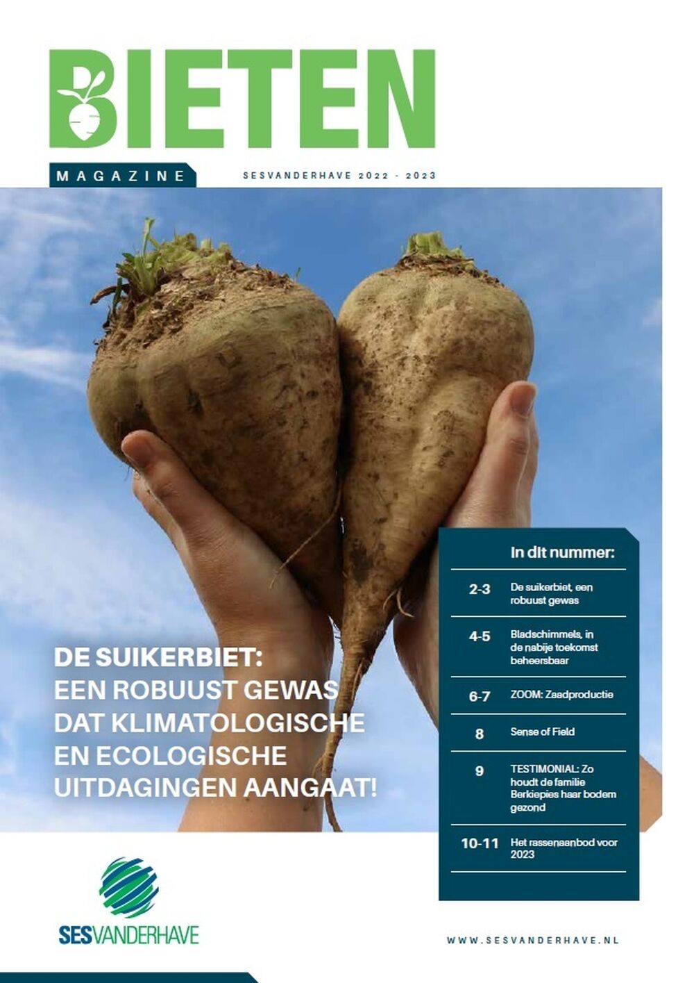 Sesvanderhave nederland suikerbietenzaad Rassen Hoofdbestelling 2023