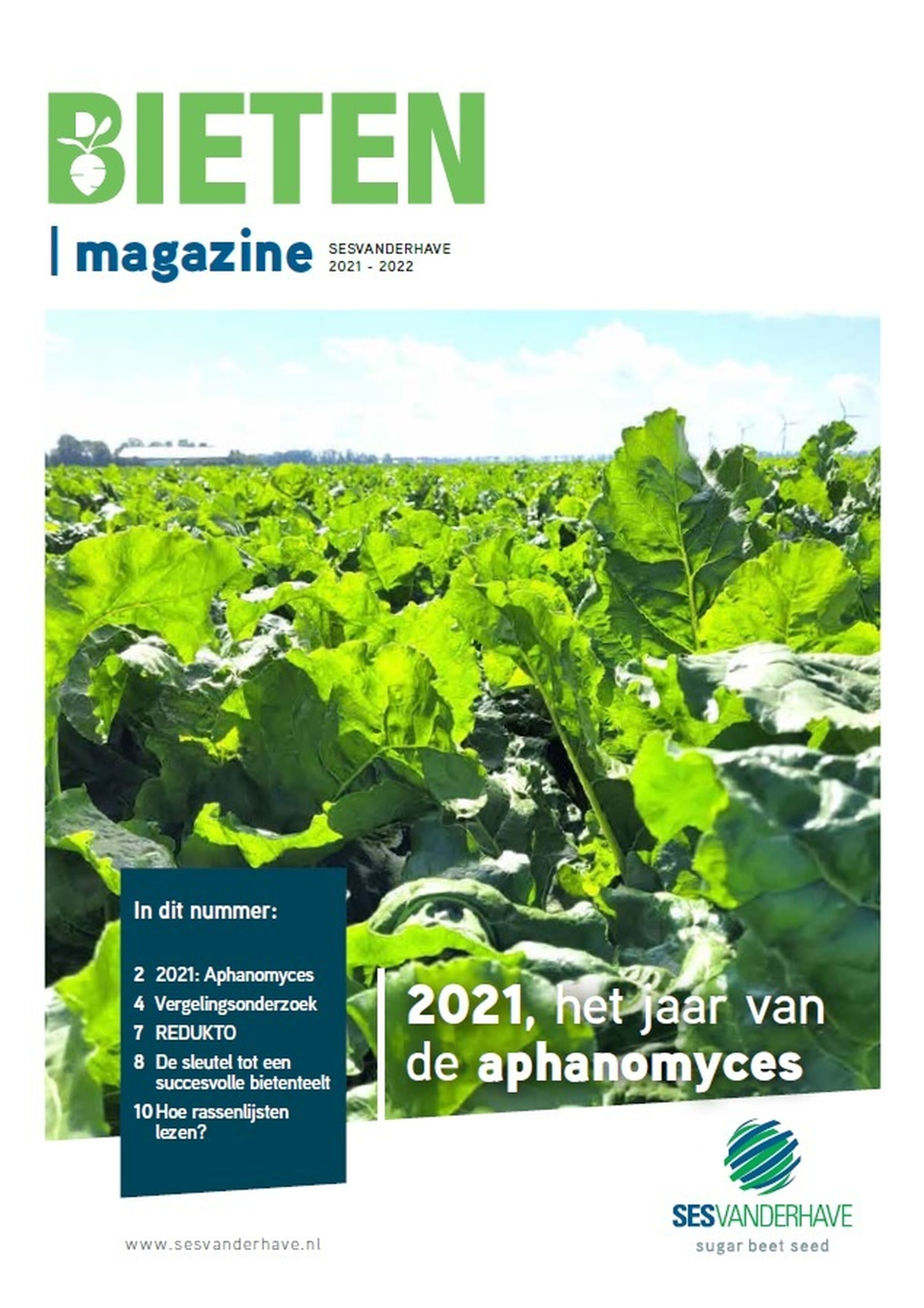 SES Vander Have Nederland Nieuws suikerbietenzaad bietenmagazine 2022 cover