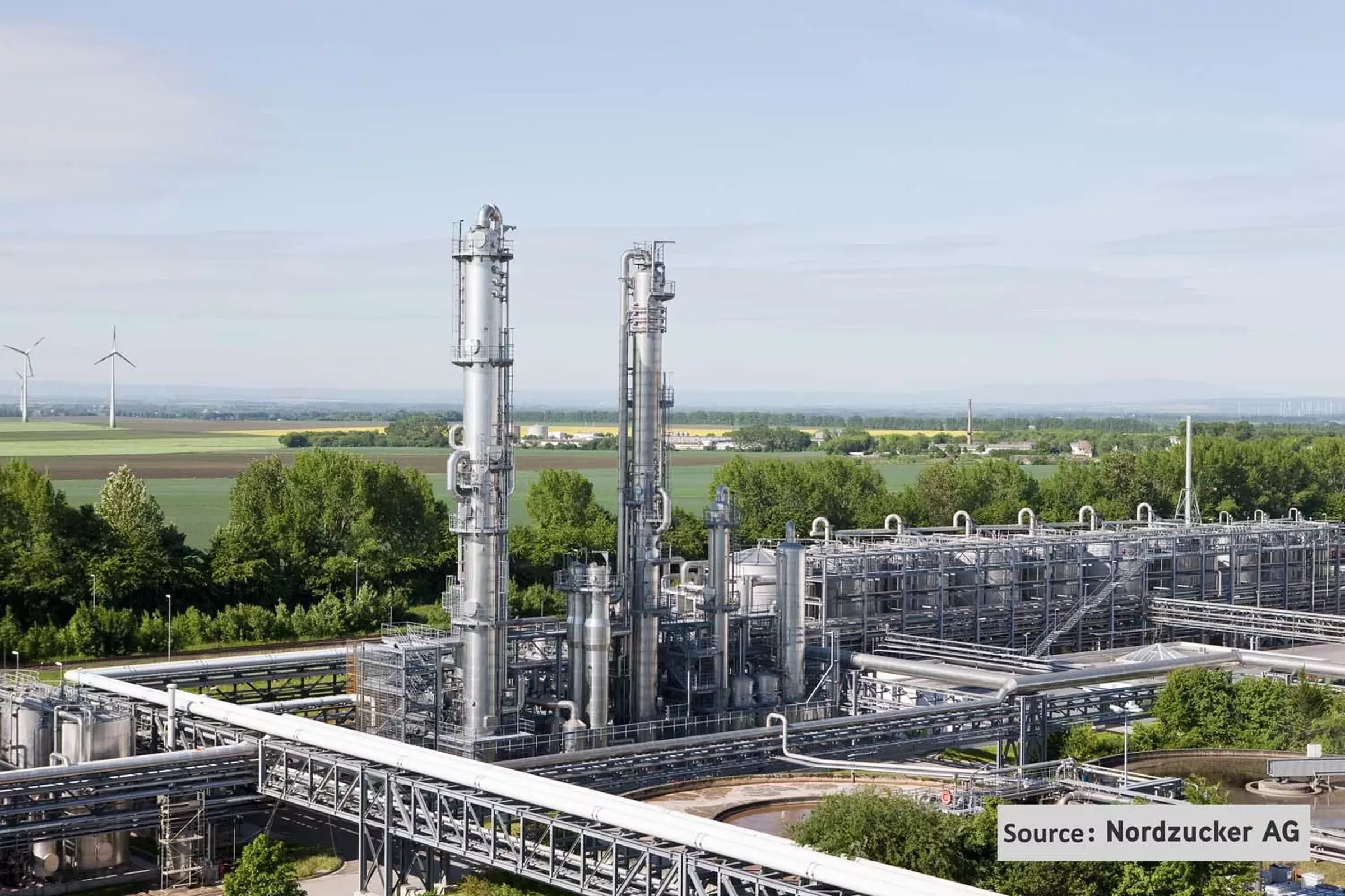 SESVanderHave suikerbietenzaad - Innovatie - Installatie voor biogas van Nordzucker, winnen van bio-ethanol uit suikerbieten